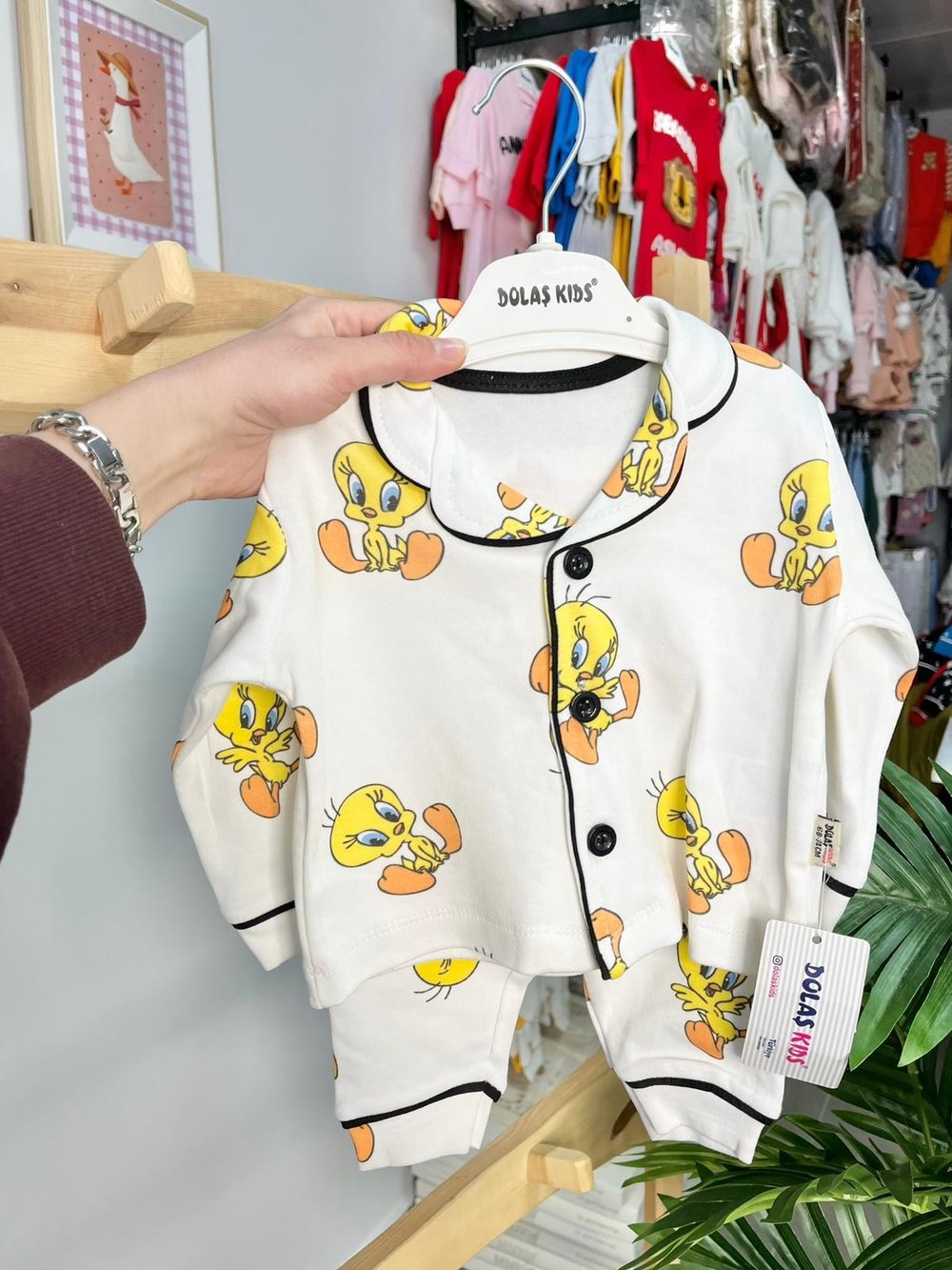Tweety Pijama Takımı Aylık