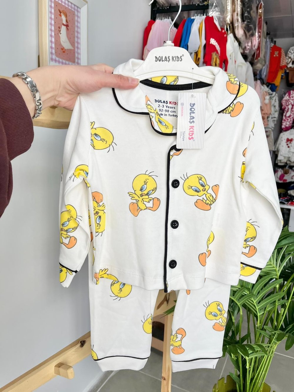 Tweety Pijama Takımı Yaş