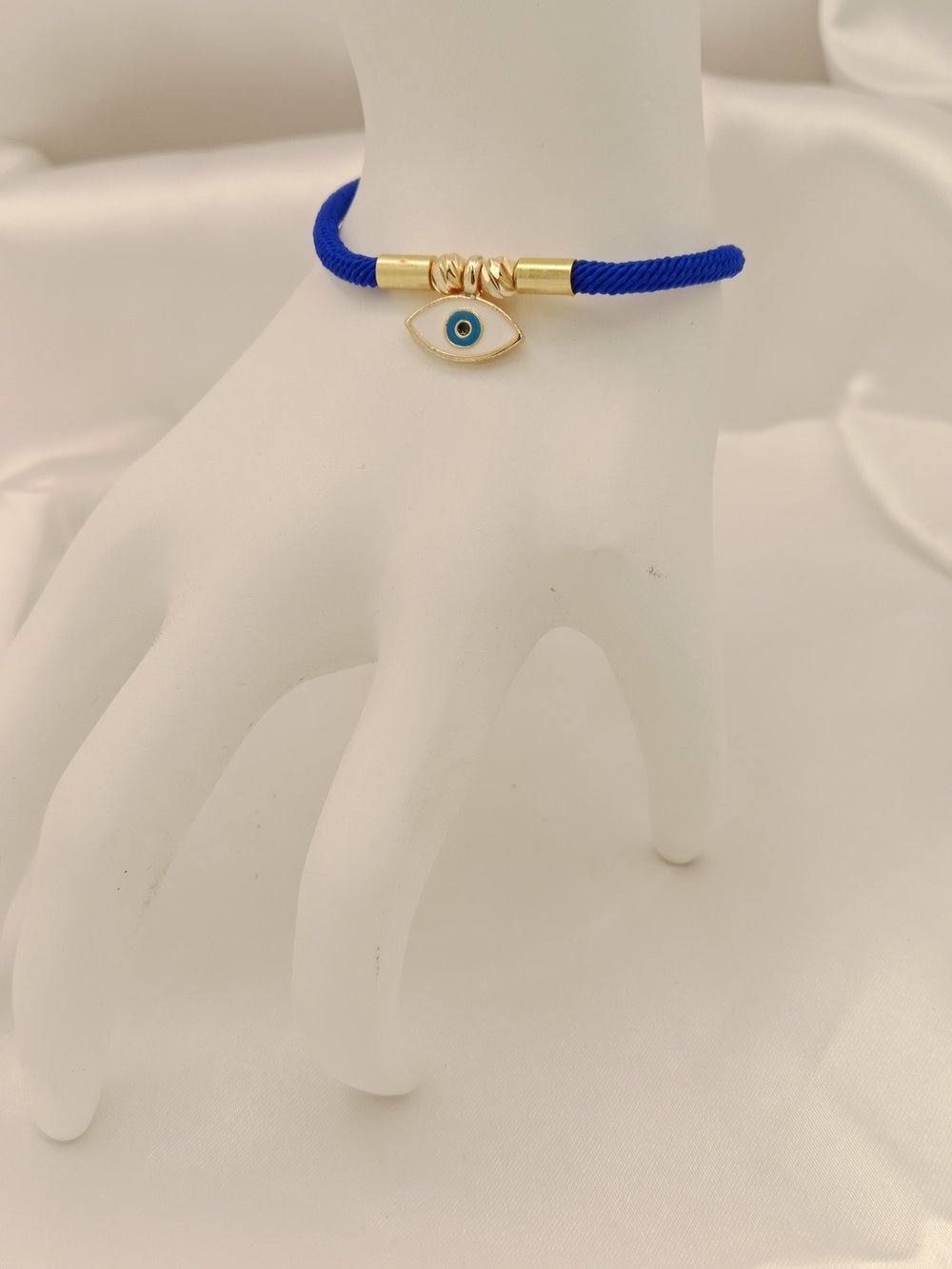 Saks Mavi İpli Charm Bileklik