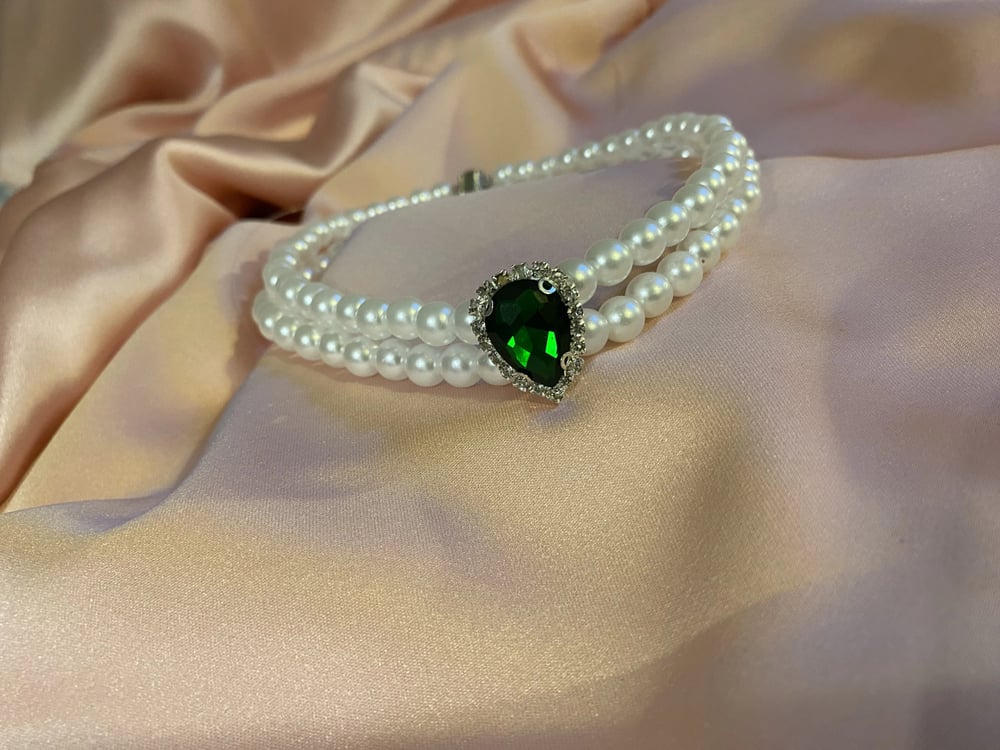 Özel Tasarım Zümrüt choker