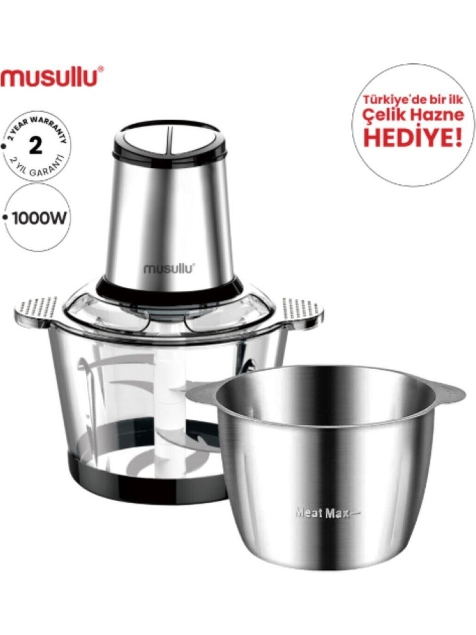 MUSULLU MSL-1222-3 RONDO DOĞRAYICI
