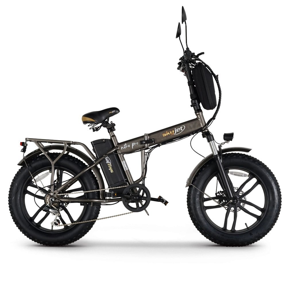 SKYJET E-BİSİKLET NITRO PRO KATLANABİLİR KAHVERENGİ