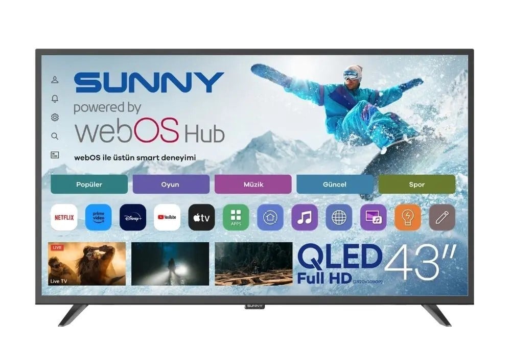 SUNNY TV SN43QFMLN-W02S 43