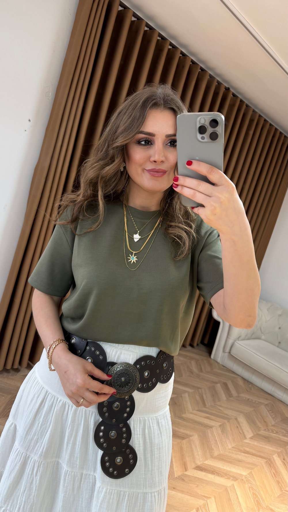 Yeşil Modal Basic Tshirt
