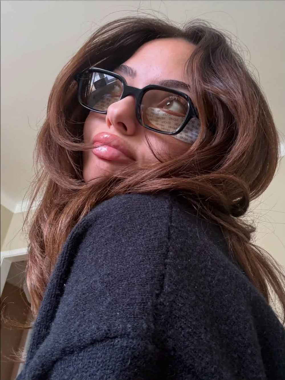 Nia Siyah Blue Block Gözlük