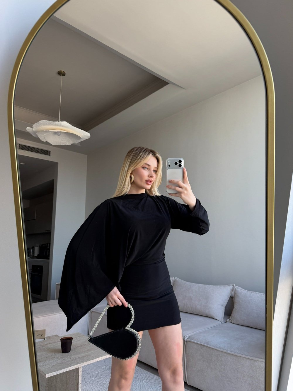 TRİESTE SİYAH ELBİSE