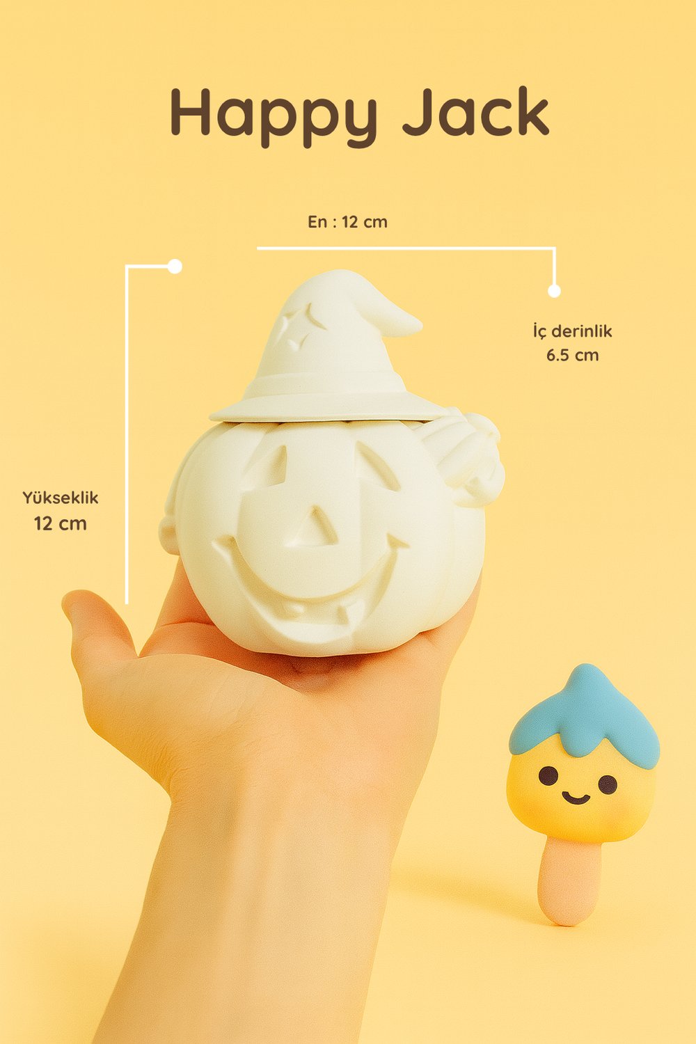 Happy Jack | Boyanabilir Balkabağı Kutu | Colorbuddie