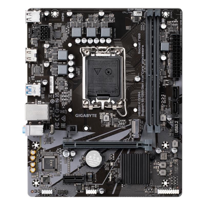 GIGABYTE H610M K DDR4 3200MHZ 1XHDMI 1XM.2 USB 3.2 MATX 1700P (12. / 13. VE 14. NESİL İŞLEMCİ UYUMLU)
