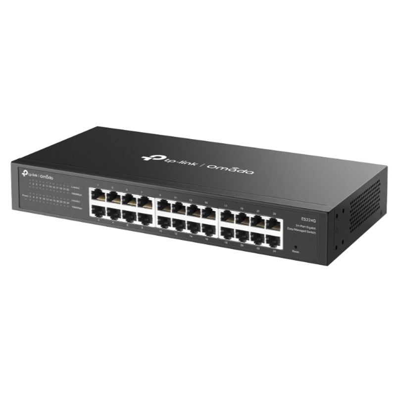 TP-LINK OMADA ES224G 24 PORT GIGABIT CLOUD YÖNETİLEBİLİR RACKMOUNT METAL KASA SWITCH