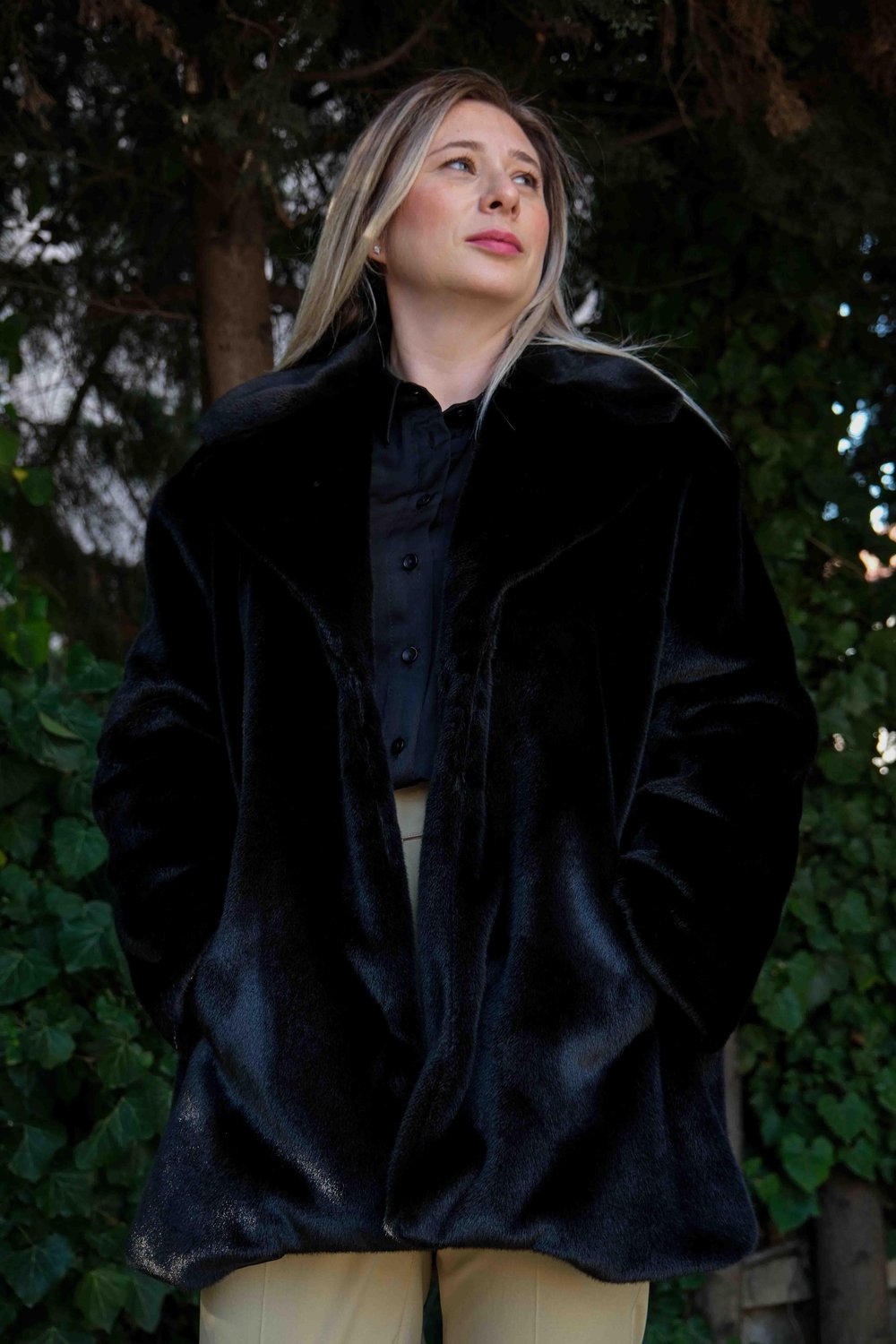 Lisa Exclusive - Angora Mont Siyah