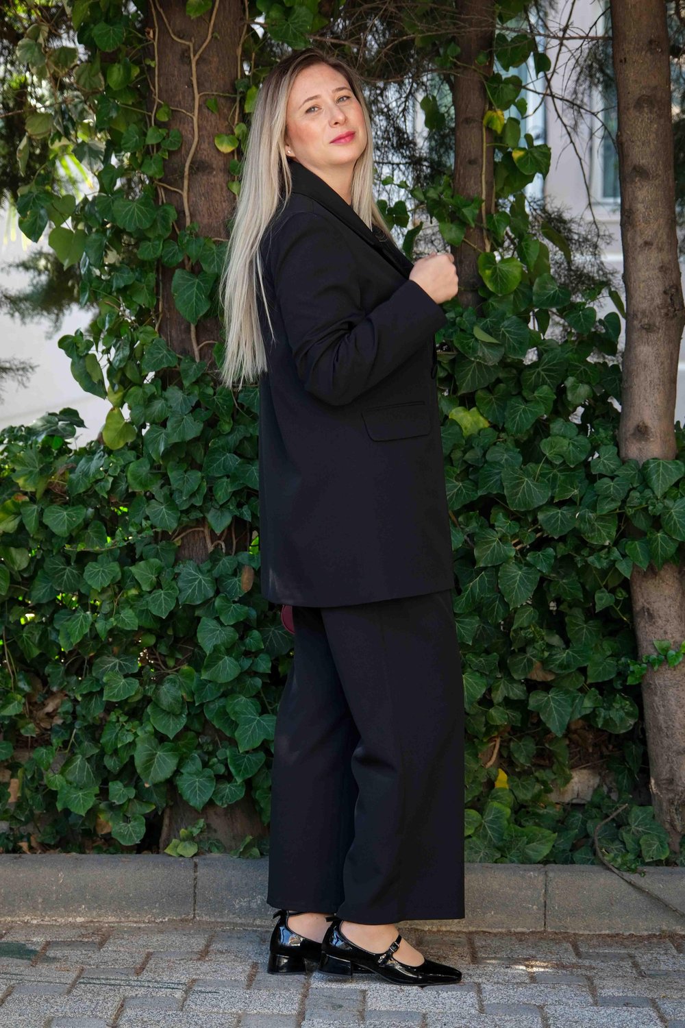 Zems - Blazer Üçlü Ceket Takım Siyah
