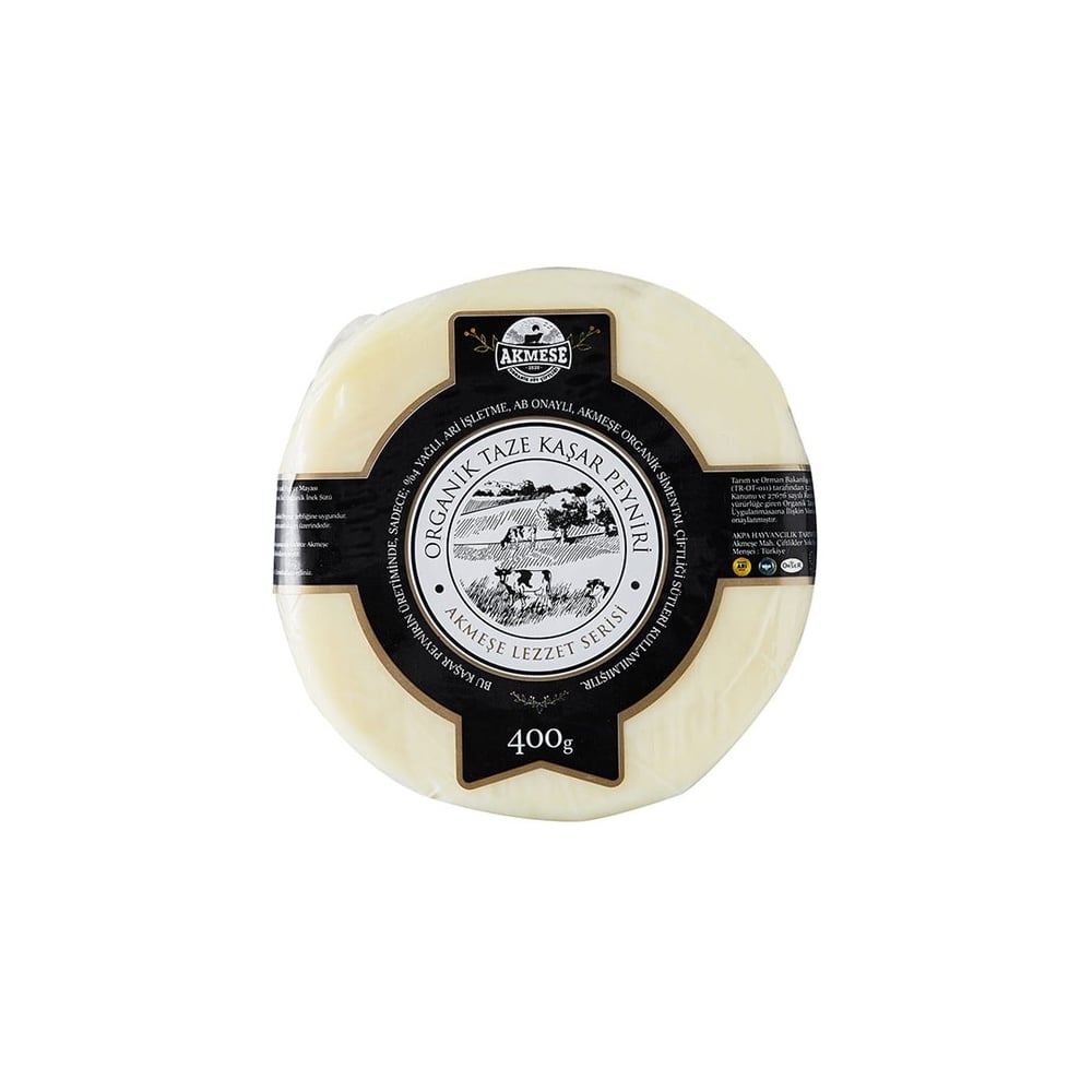 Akmeşe Organik Taze Kaşar Peyniri 400 gr