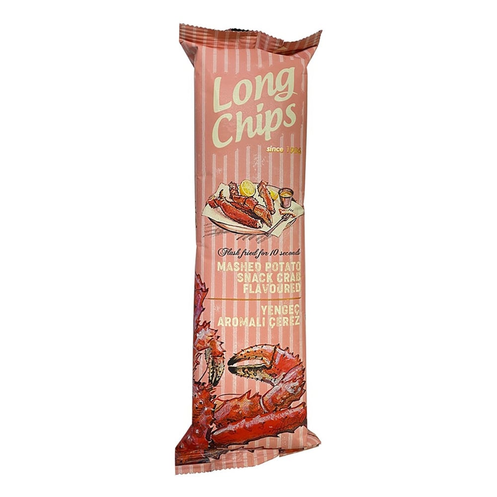 Long Chips Yengeç Aromalı Patates Cipsi 75 gr
