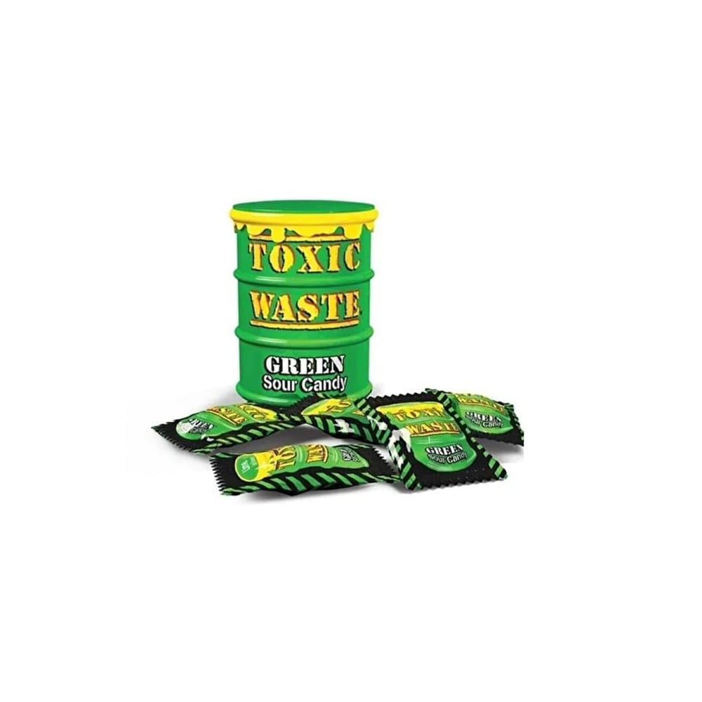 Toxic Waste Green Sour Ekşi Şeker 42 gr