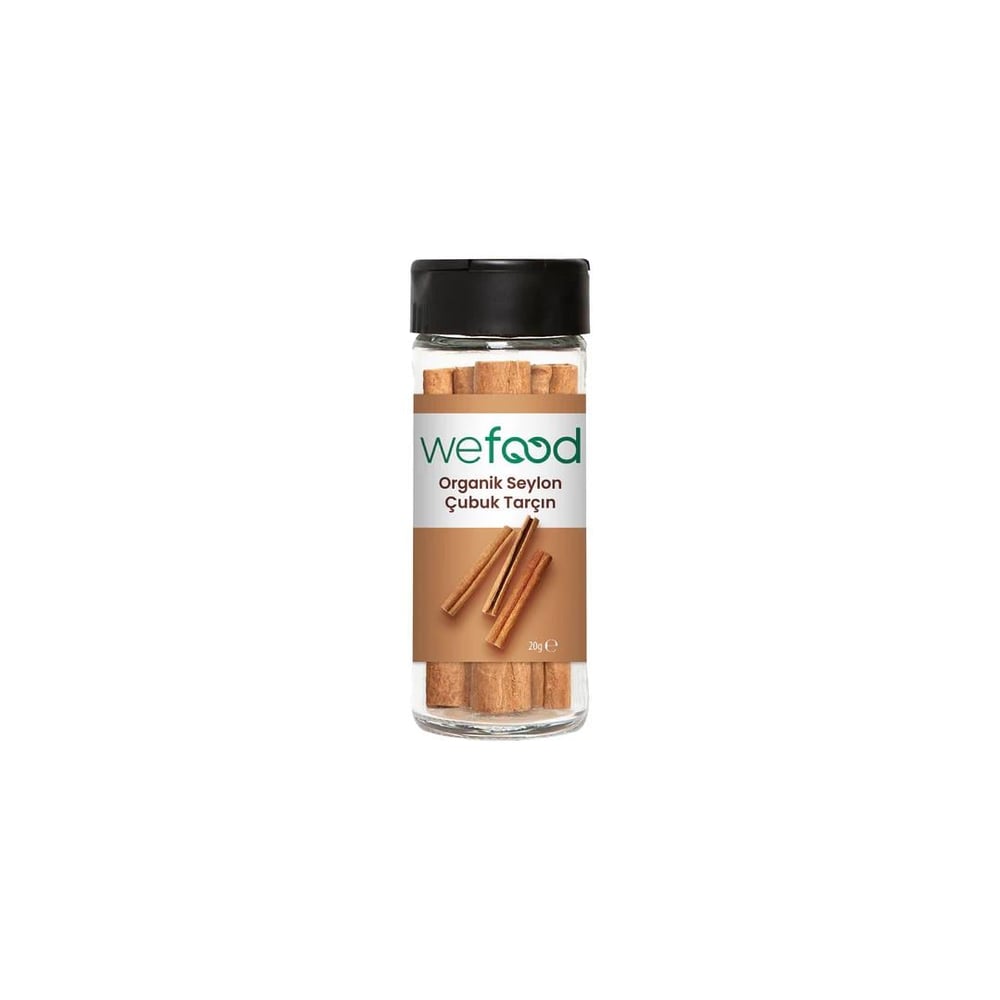 Wefood Organik Seylon Tarçın Çubuk 20 gr