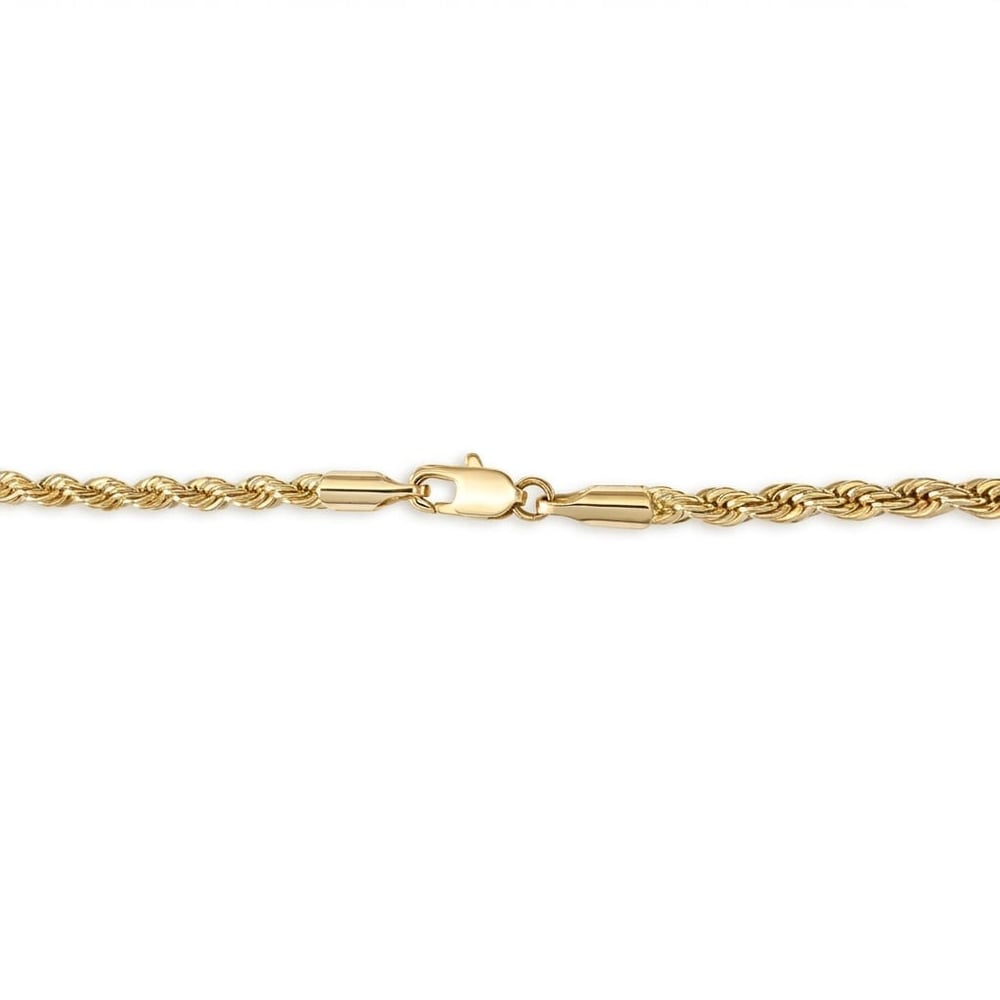 Burgu Zincir Kolye  - 14k Altın Kaplama - 55 cm (3 mm)