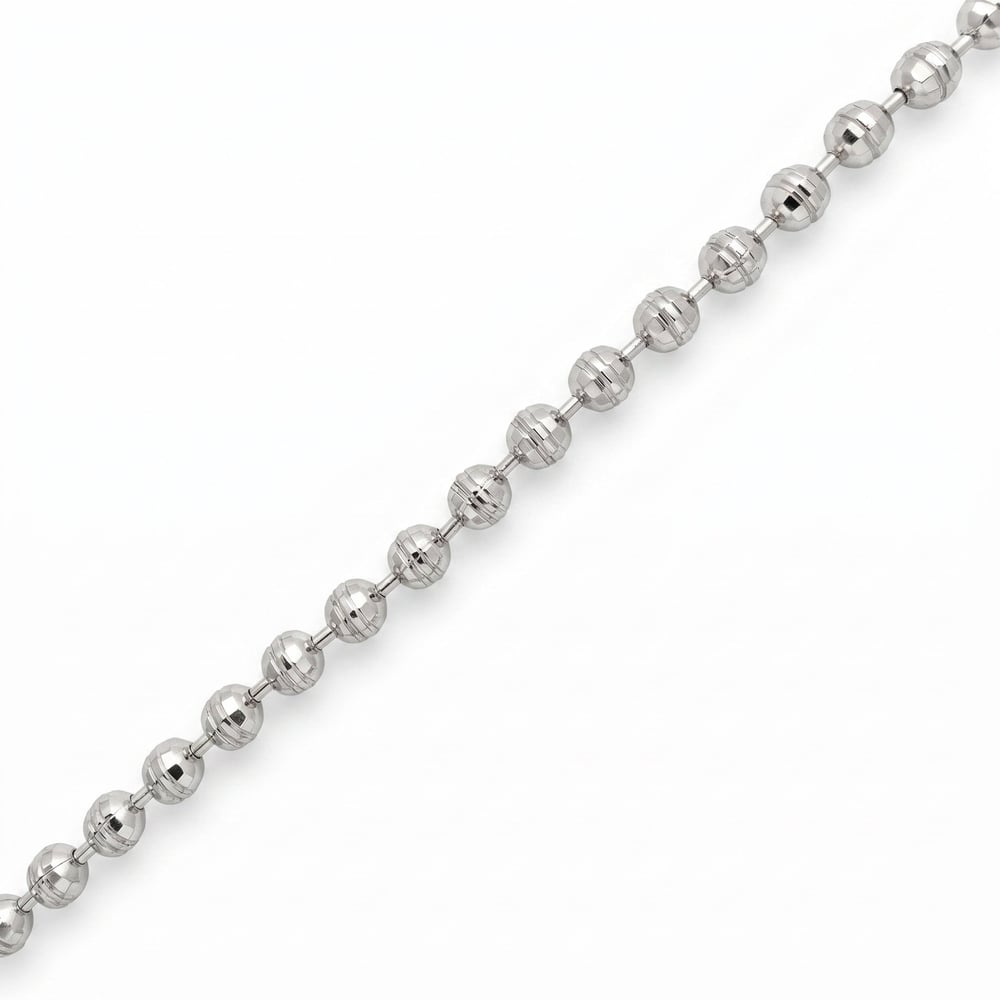 Dorikalı Bileklik - Beyaz Altın Kaplama - 16+3 cm