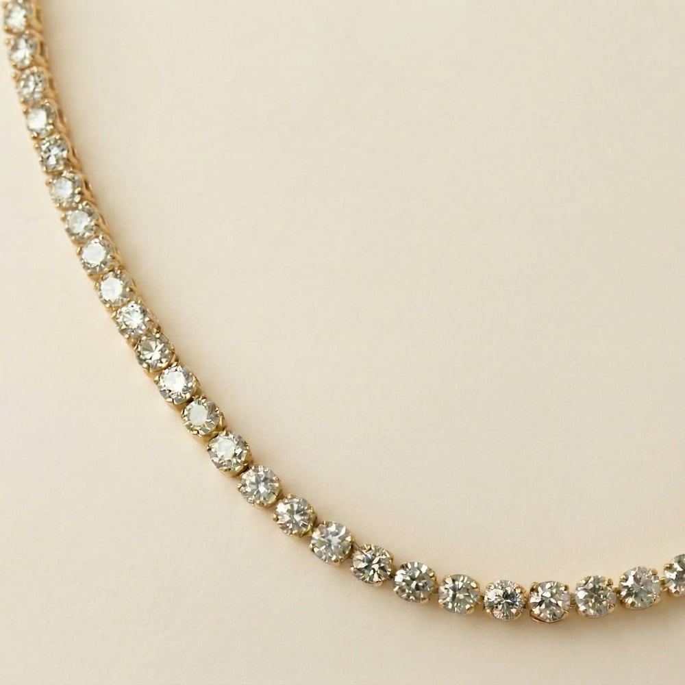 Su Yolu Kolye - 14K Altın Rengi Kaplama, 45 cm