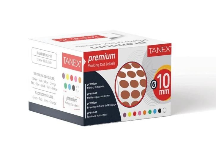 10 mm  NOKTA ETİKETİ 5000 Lİ (TEKLİ KUTU)