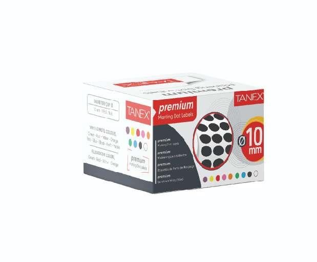10 mm  NOKTA ETİKETİ 5000 Lİ (TEKLİ KUTU)