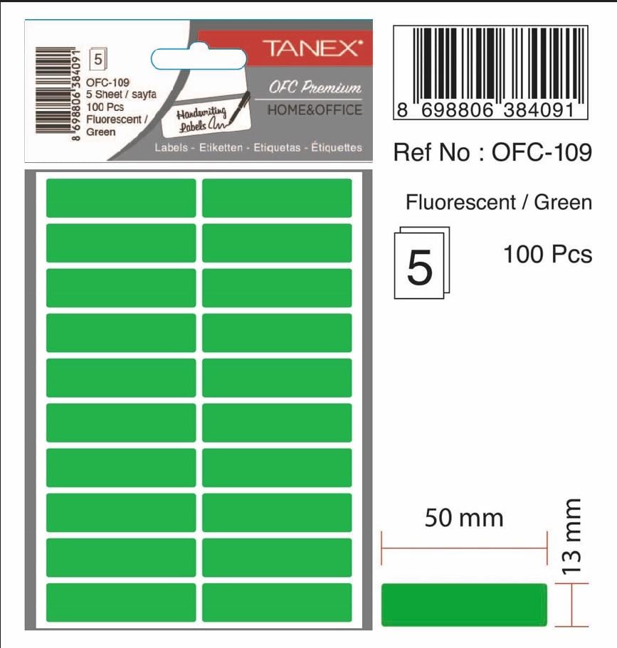 OFC-109  OFİS ETİKETİ KUTU