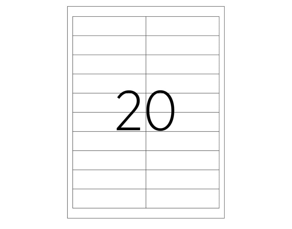 TW-2020 95x26 mm LASER ETİKET .