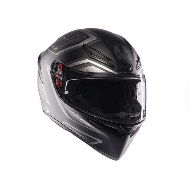 Agv K1 S E2206 Sling Matt Black Grey Kapalı Motosiklet Kask