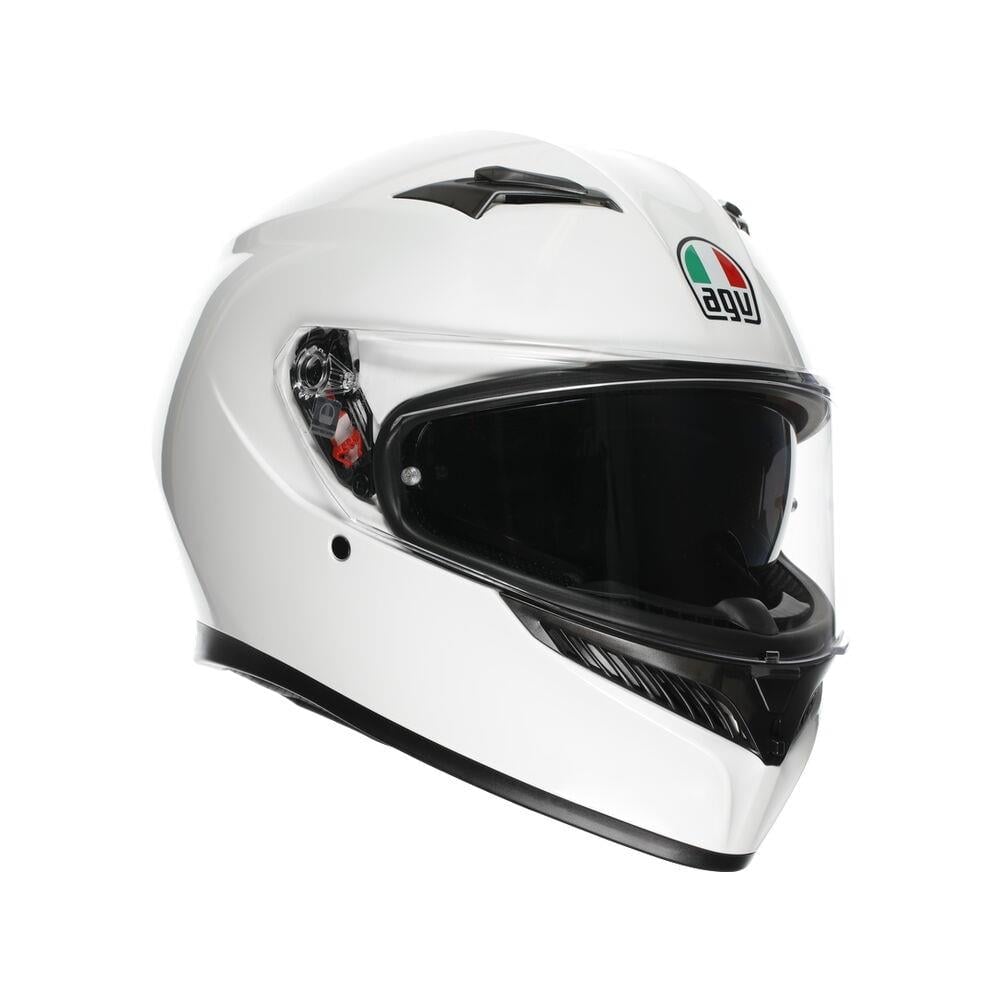 AGV K3 MPLK Mono White Motosiklet Kaskı | Mototan Motosiklet Ankara
