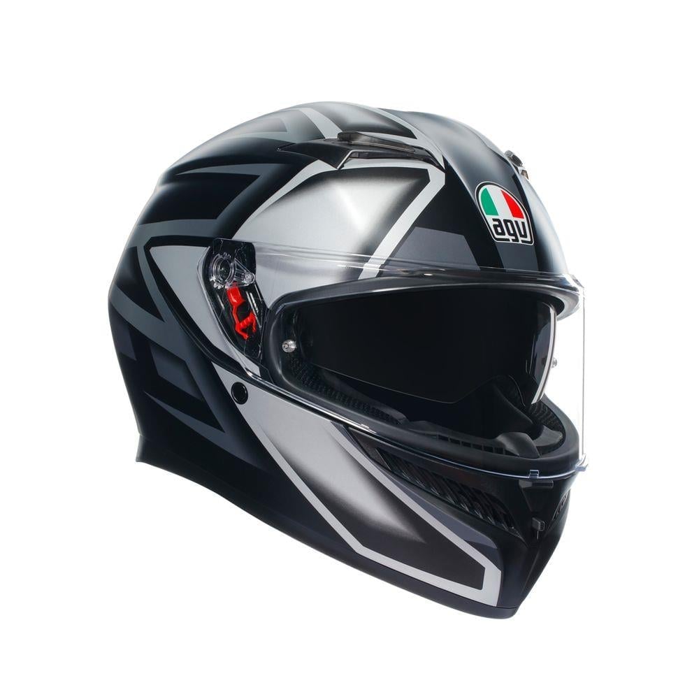 Agv Motosiklet Kaskı K3 Mplk Compound Mat Black Grey