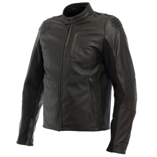 Dainese İstirice Korumalı Deri Motosiklet Montu Dark Brown