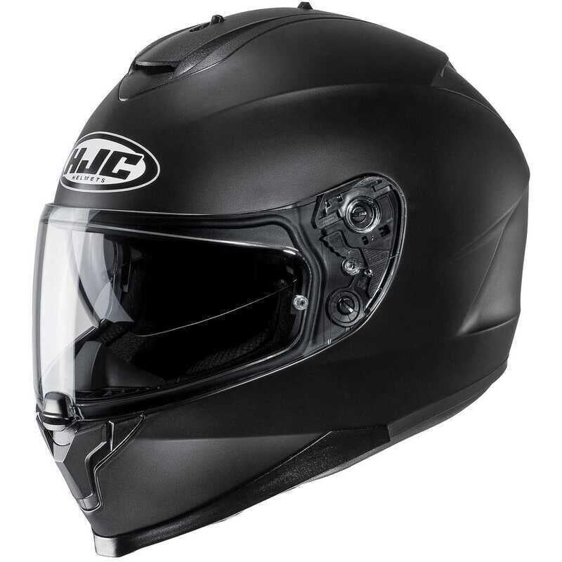 Hjc C70N Güneş Visörlü Motosiklet Kaskı Mat Siyah