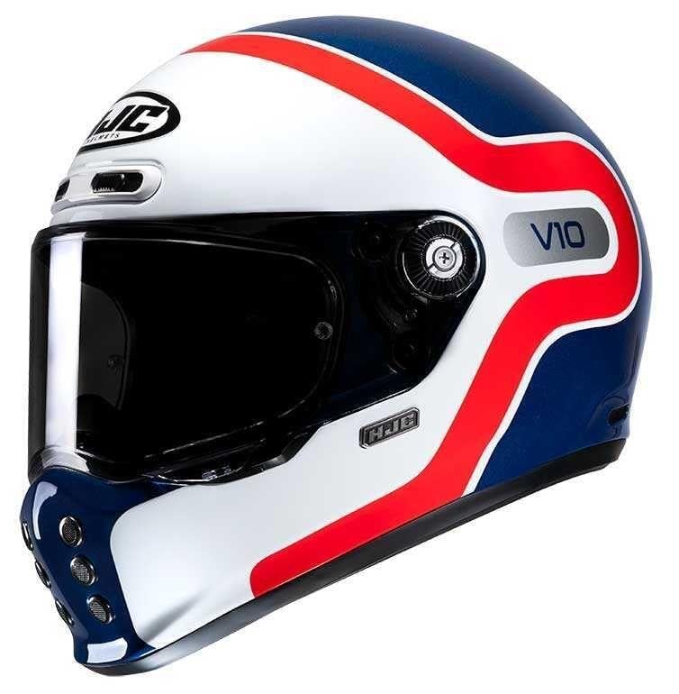 Hjc V10 Retro Kapalı Motosiklet Kaskı Grape MC21