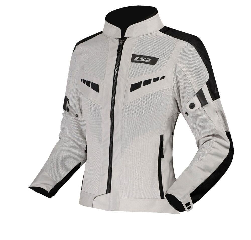 Ls2 Blade Air Kadın Korumalı Motosiklet Montu Yazlık Gri