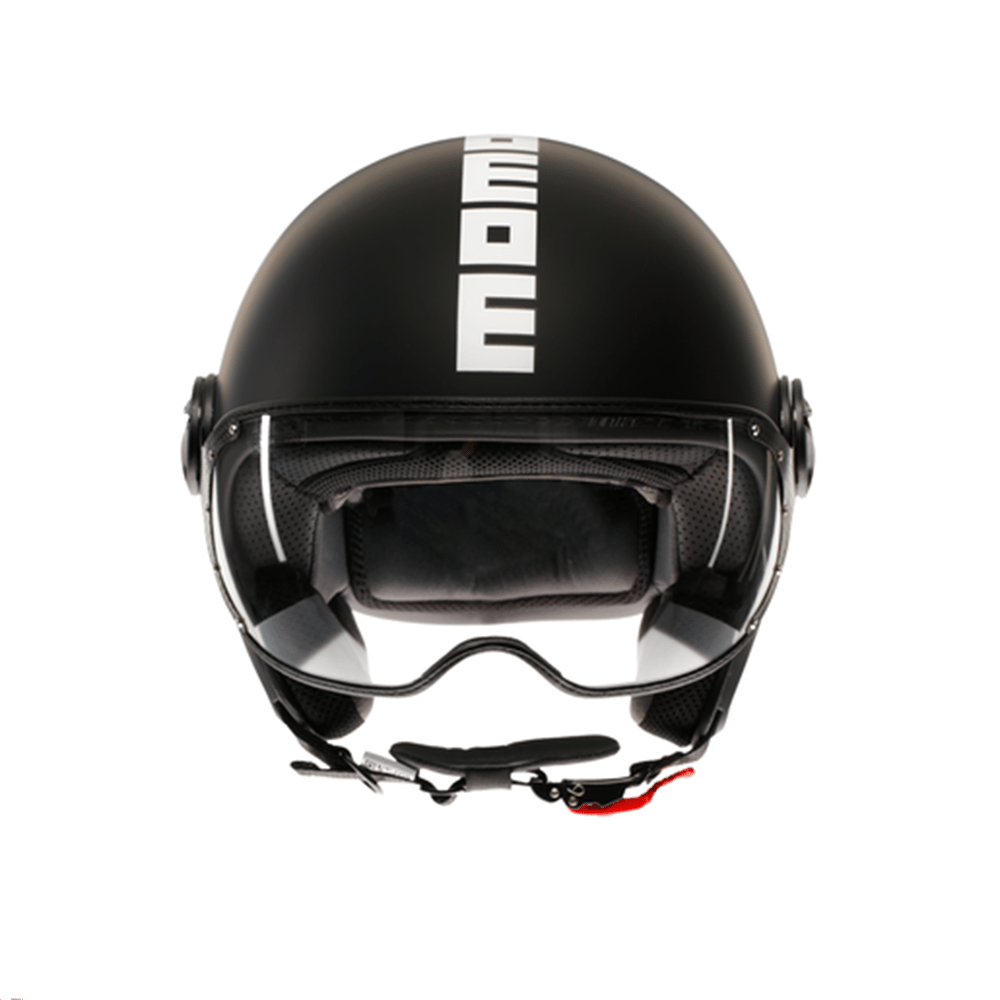 Momo Design FGTR Classic Mat Siyah Kask | İtalyan Retro JetMomodesign FGTR Classic Mat Siyah Kask