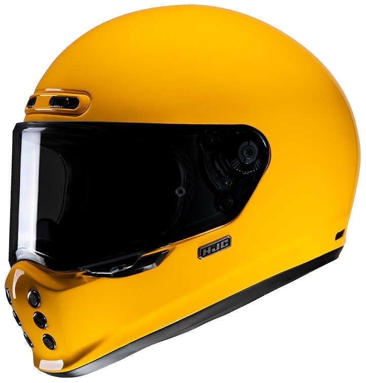 HJC V10 Sarı Kask | Retro Tasarım Fiberglas ECE 22.06Hjc V10 Sarı Kask Retro Tasarım Fiberglas