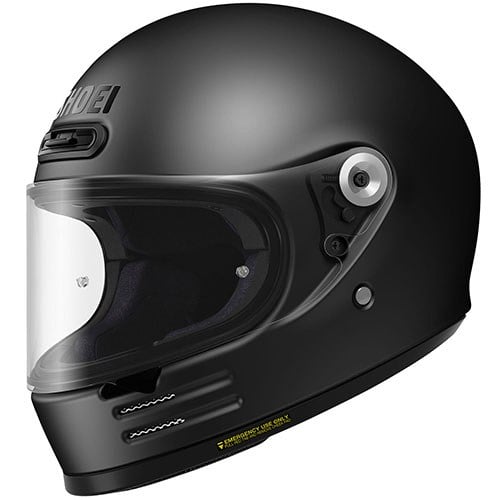 Shoei Glamster 06 Mat Siyah Kask | Retro ECE 22.06Shoei Glamster 06 Mat Siyah Kask