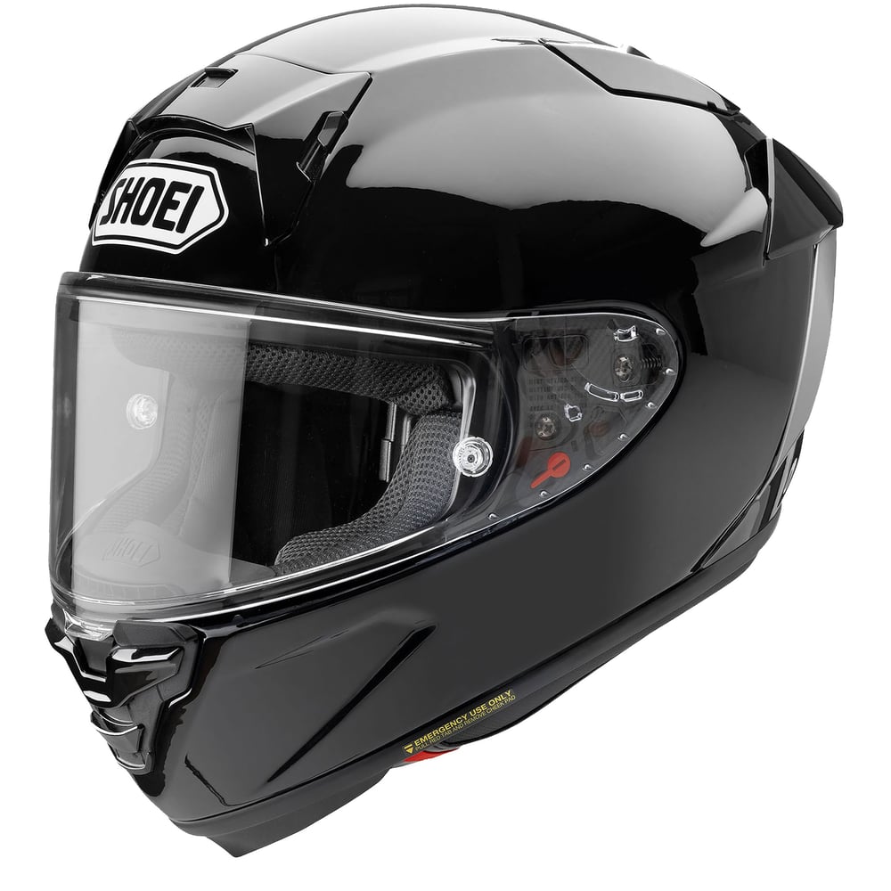 Shoei X-Spirit Pro Parlak Siyah Kask | FIM ECE 22.06Shoei X-Spirit Pro Parlak Siyah Kask