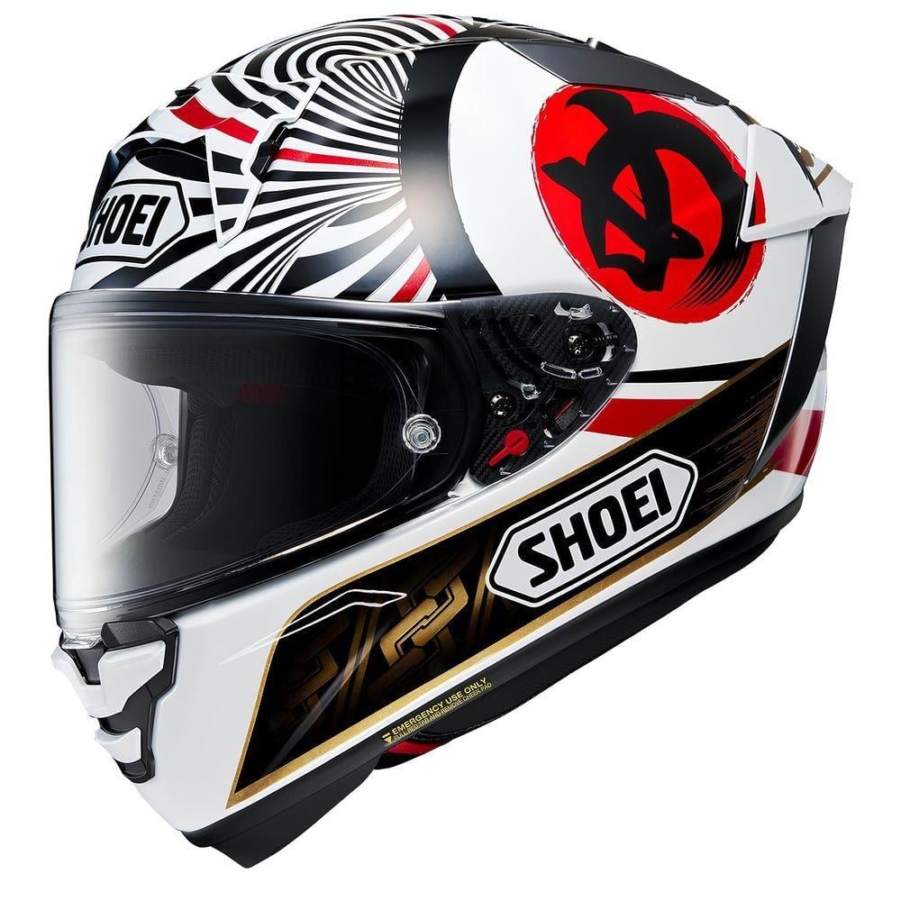 Shoei X-Spırıt Pro Kapalı Motosiklet Kaskı Marquez Motegi4 Tc-1