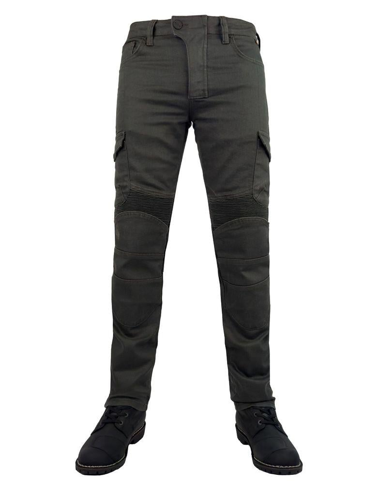 TheBikerJeans Adventure Flx. Khaki Korumalı Motosiklet Pantolonu