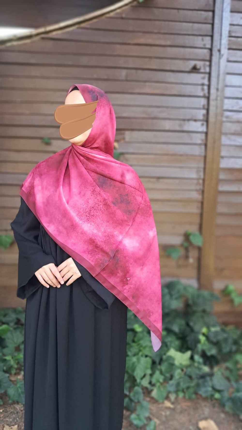 Duman Desen Pamuklu Şal-Bordo