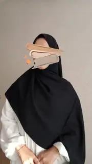 Medine İpeği Şal-Siyah