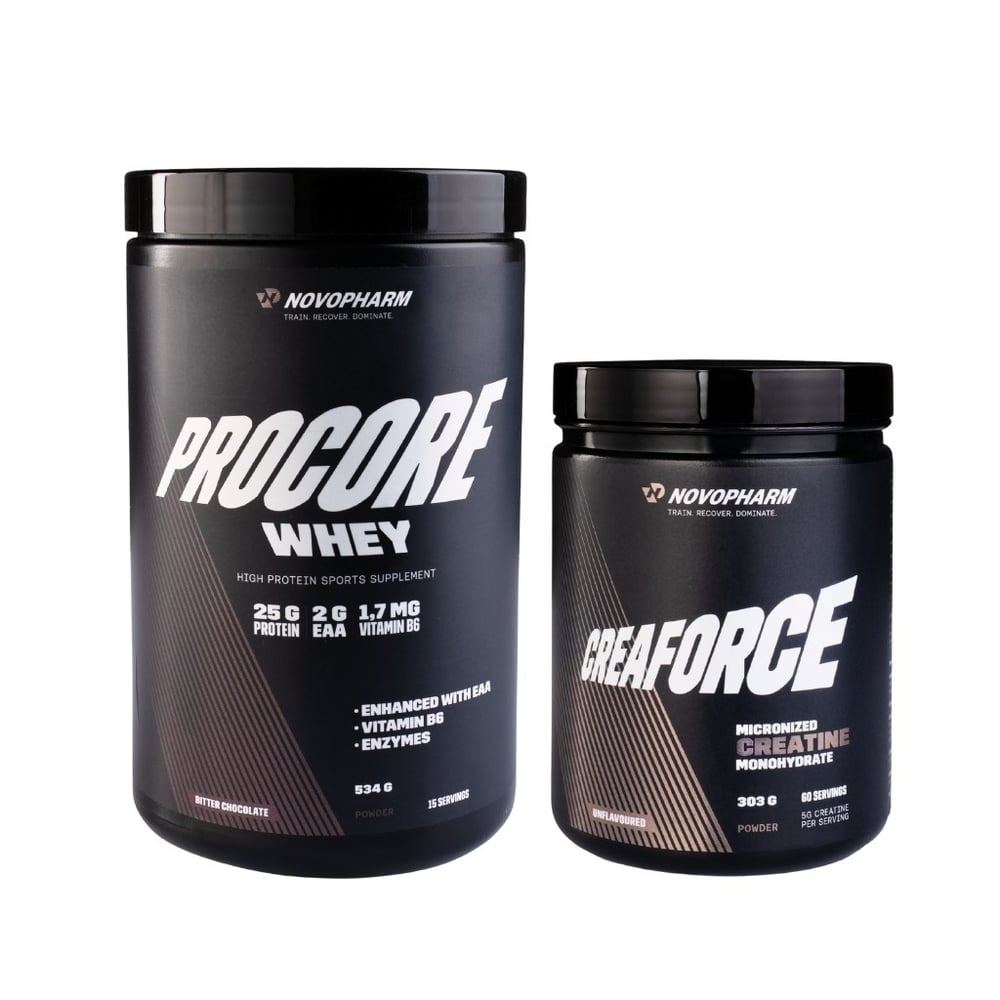 Novopharm ProCore Whey Protein 534 g + CreaForce Kreatin 303 g