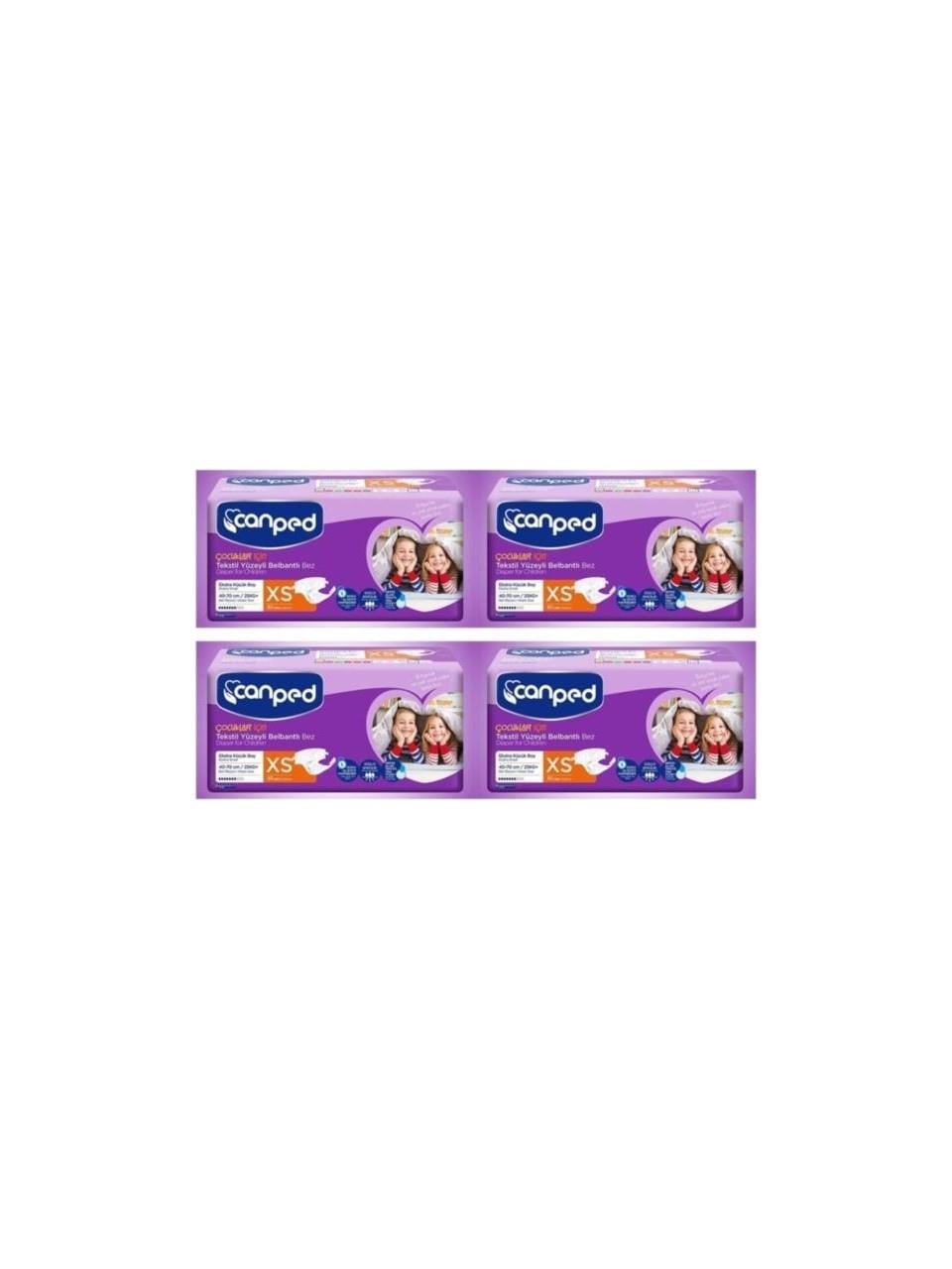 Canped Belbantlı Yetişkin Hasta Bezi XSmall (Ekstra Küçük) Boy - 120 Adet
