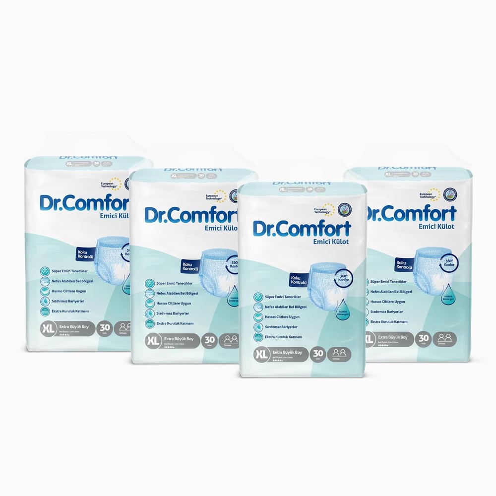 Dr.Comfort Emici Külot Yetişkin Hasta Bezi XLarge (Extra Büyük) Boy - 120 Adet