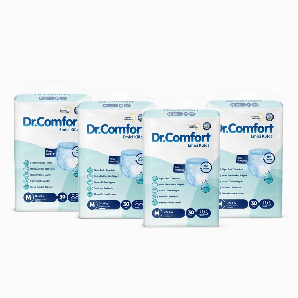 Dr.Comfort Emici Külot Yetişkin Hasta Bezi Medium (Orta) Boy - 120 Adet