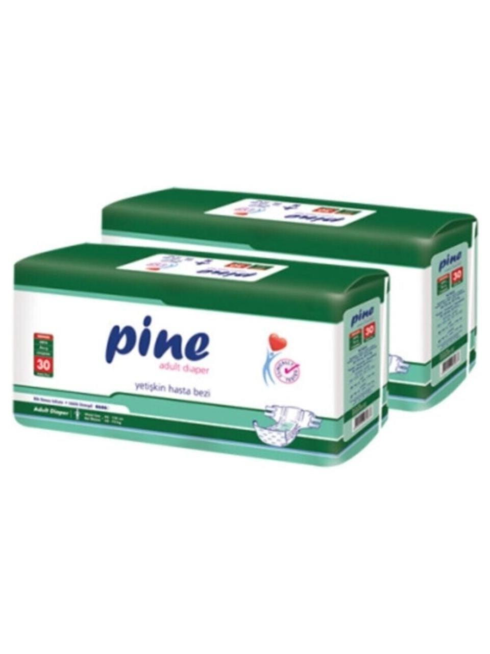 Pine Belbantlı Yetişkin Hasta Bezi Medium (Orta) Boy - 120 Adet 