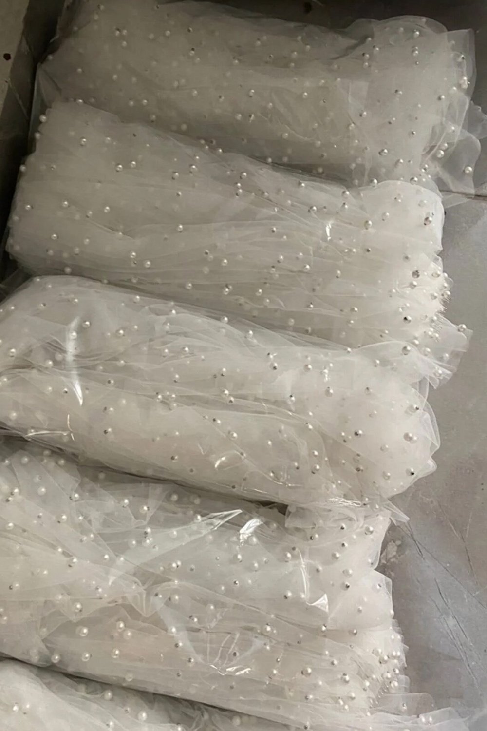 Gelinlik Aksesuarı Nikah İncili Gelin Duvağı 1,5 Mt