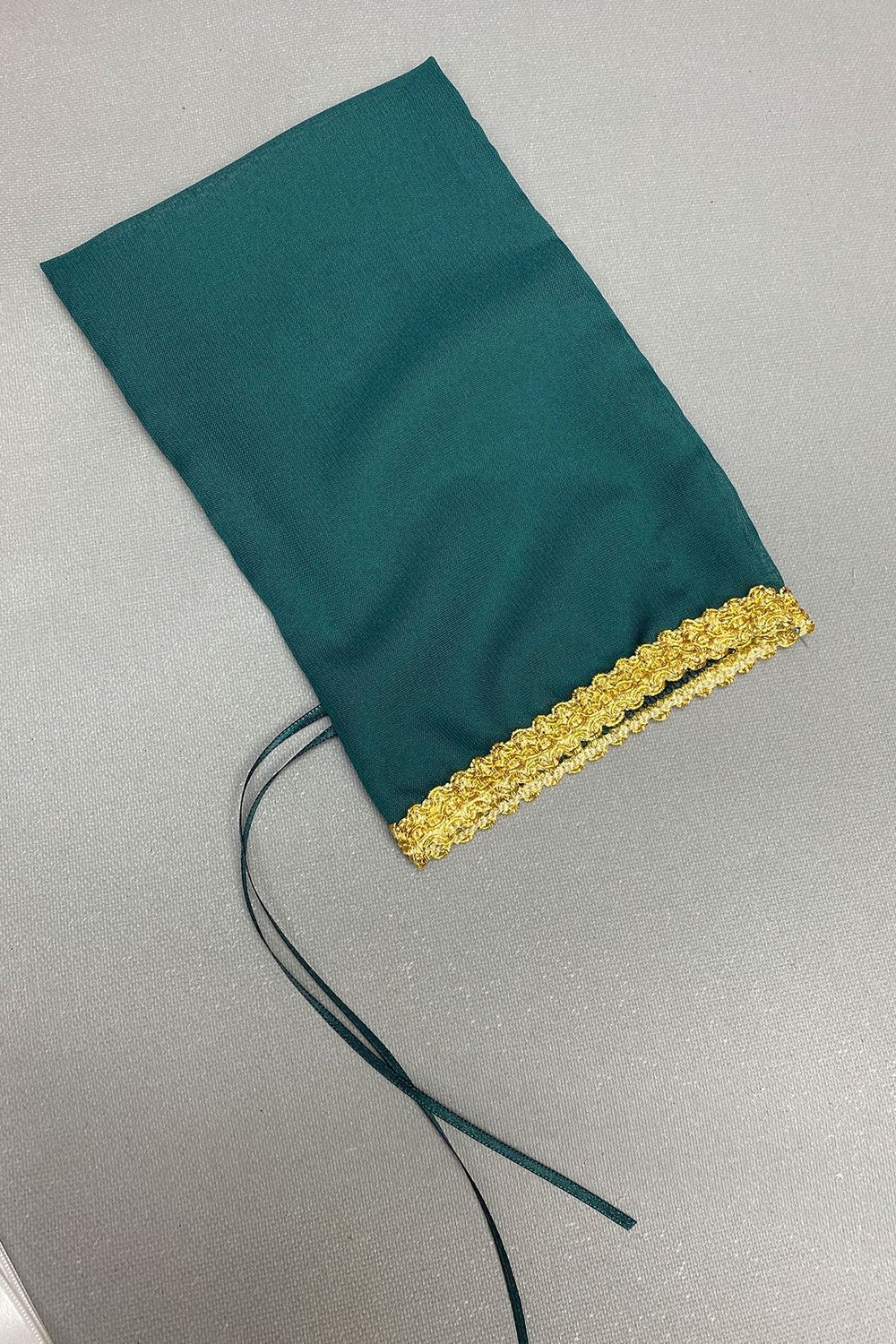 Simli Gelin Duvağı Nakışlı Damat Örtüsü Takı Kurdele Seti