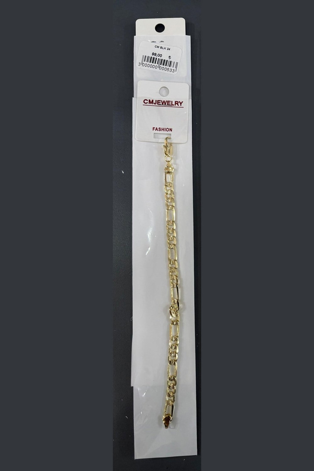 Zirkon Taşlı Figaro Model 316L Çelik Kadın Bileklik
