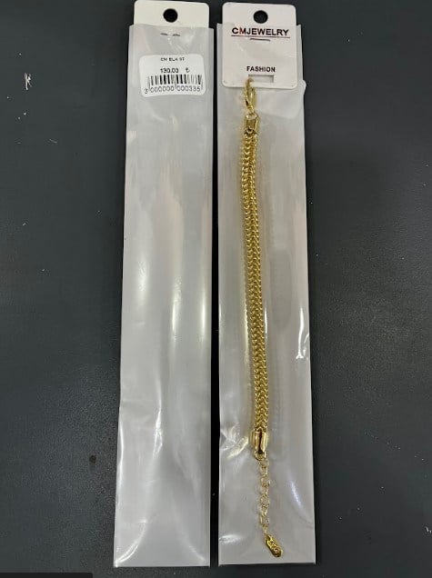 Toptan 316L Çelik Gold Baget Zirkon Taşlı Asansörlü Kadın Bileklik